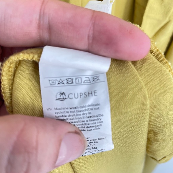 Cupshe Women's Spaghetti Strap Knot Front Open Back Resort Rayon Maxi Dress XS - Picture 7 of 14